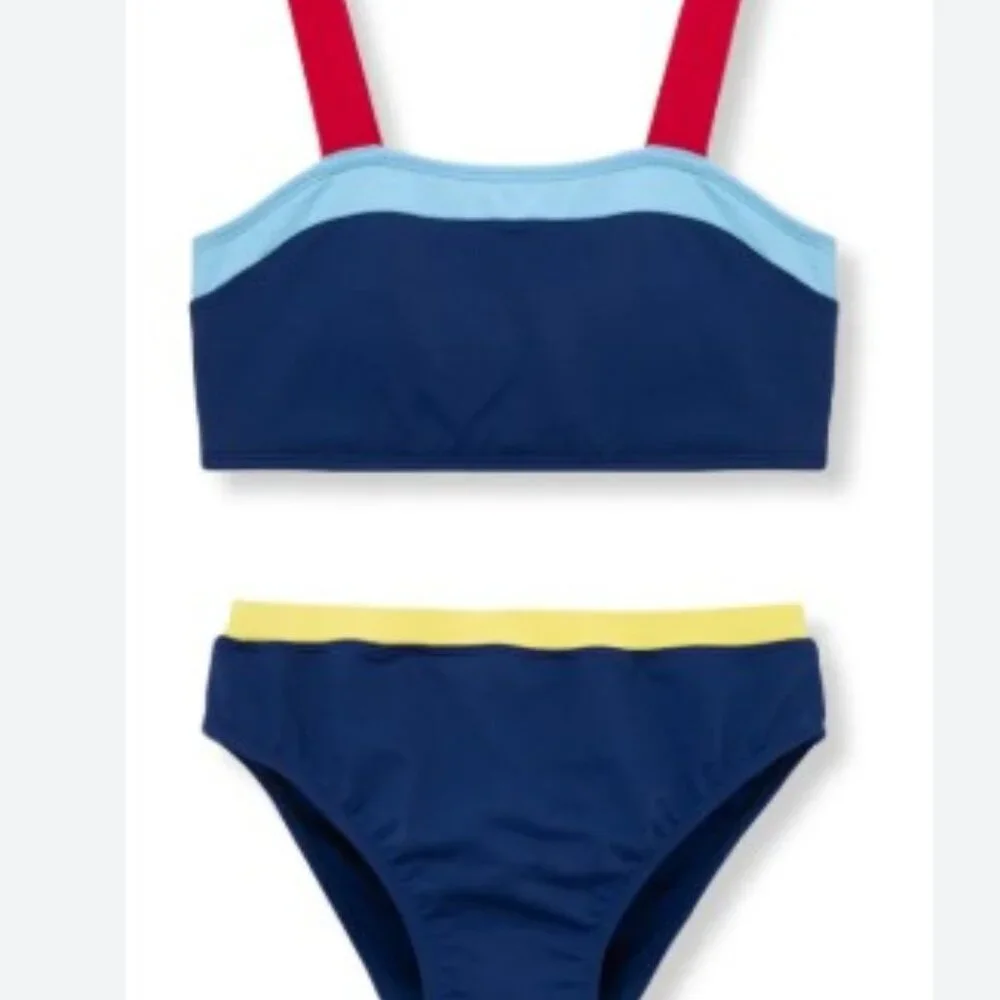 Habitual Girl Colorblock Bikini Set NWT Size 14 MSRP $46
